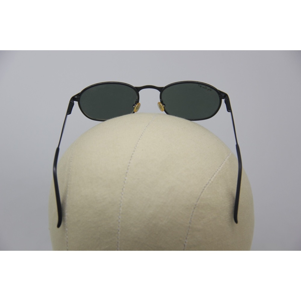 VINTAGE RAY BAN HIGHSTREET RB3003 W3079 SLEEK BLACK POLARIZED SUNGLASSES ITALY - Picture 6 of 13